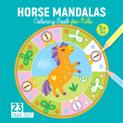 Happy Horse Carte de colorat pentru copii: 23 de modele - Happy Horse Coloring Book for Kids: 23 Designs