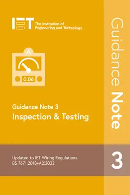 Nota orientativă 3: Inspecție și testare - Guidance Note 3: Inspection & Testing