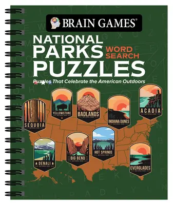 Brain Games - Puzzle-uri de căutare în cuvinte despre parcurile naționale: Puzzle-uri care sărbătoresc viața în aer liber din America - Brain Games - National Parks Word Search Puzzles: Puzzles That Celebrate the American Outdoors