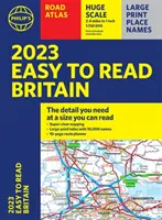 2023 Atlasul rutier ușor de citit al lui Philip pentru Marea Britanie - (A4 broșat) - 2023 Philip's Easy to Read Road Atlas Britain - (A4 Paperback)