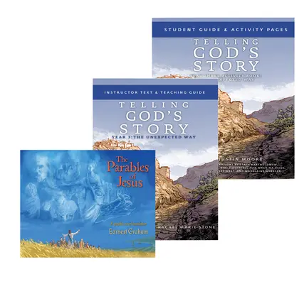 Telling God's Story Year 3 Bundle: Include Instructor Text, Student Guide, și Parables Graphic Novel - Telling God's Story Year 3 Bundle: Includes Instructor Text, Student Guide, and Parables Graphic Novel