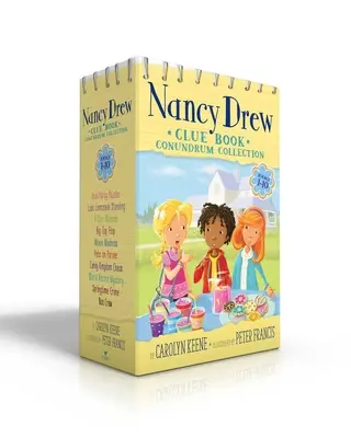 Colecția Nancy Drew Clue Book Conundrum: Pool Party Puzzler; Last Lemonade Standing; A Star Witness; Big Top Flop; Movie Madness; Pets on Parade; Ca - Nancy Drew Clue Book Conundrum Collection: Pool Party Puzzler; Last Lemonade Standing; A Star Witness; Big Top Flop; Movie Madness; Pets on Parade; Ca
