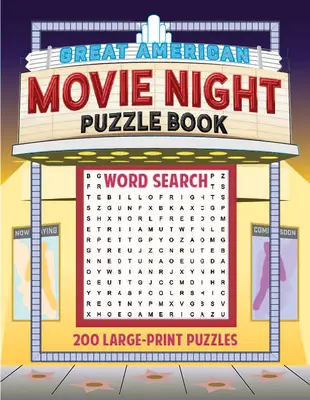 Cartea de puzzle Great American Movie Night: 200 de puzzle-uri cu tipar mare - Great American Movie Night Puzzle Book: 200 Large-Print Puzzles