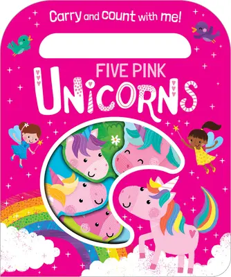 Cinci unicorni roz - Five Pink Unicorns