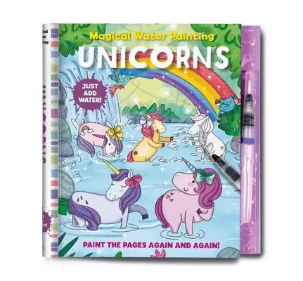 Pictură magică pe apă: Unicorni - Magical Water Painting: Unicorns