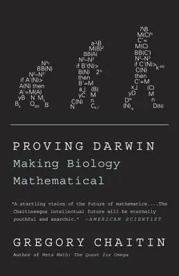 Dovedirea lui Darwin: Făcând biologia matematică - Proving Darwin: Making Biology Mathematical