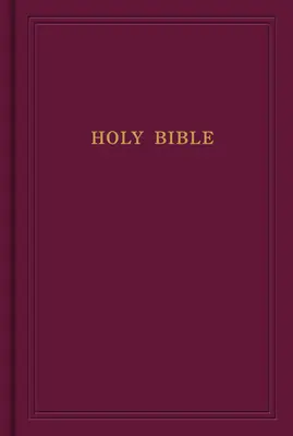 Biblia KJV Pew, cu copertă tare granat - KJV Pew Bible, Garnet Hardcover