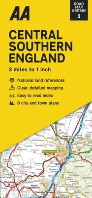 Road Map Britain: Anglia Centrală și de Sud - Road Map Britain: Central Southern England