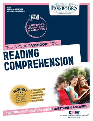 Civil Service Reading Comprehension (CS-8): Ghid de studiu Passbooks - Civil Service Reading Comprehension (CS-8): Passbooks Study Guide