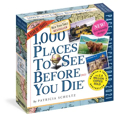 1.000 de locuri de văzut înainte de a muri Calendar zilnic 2021 - 1,000 Places to See Before You Die Page-A-Day Calendar 2021