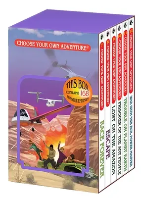 Choose Your Own Adventure 6-Book Boxed Set #2 (Cursa pentru totdeauna, Evadare, Pierdut pe Amazon, Prizonierul oamenilor furnică, Probleme pe planeta Pământ, Război cu - Choose Your Own Adventure 6-Book Boxed Set #2 (Race Forever, Escape, Lost on the Amazon, Prisoner of the Ant People, Trouble on Planet Earth, War with