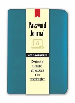 Jurnal cu parolă: Albastru Caraibe - Password Journal: Caribbean Blue