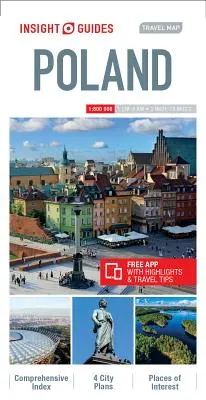 Insight Guides Harta de călătorie Polonia - Insight Guides Travel Map Poland