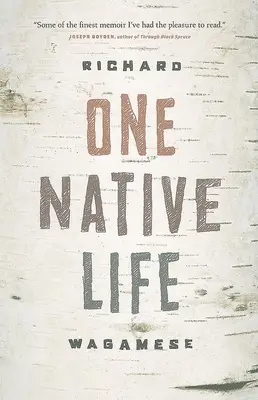 O viață de nativ - One Native Life