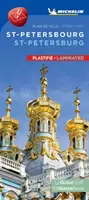 Michelin Harta orașului Sankt Petersburg - Laminată - Michelin St. Petersburg City Map - Laminated