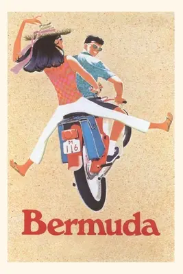 Jurnal de epocă Cuplu pe bicicletă în Bermuda Poster de călătorie - Vintage Journal Couple on Bike in Bermuda Travel Poster