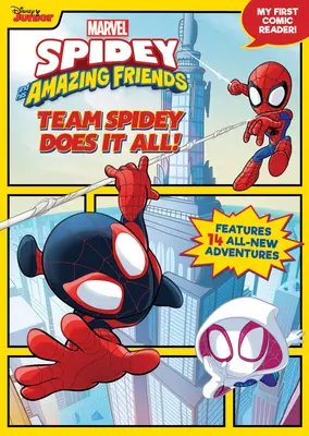 Spidey și prietenii săi uimitori Echipa Spidey le face pe toate!: Primul meu cititor de benzi desenate! - Spidey and His Amazing Friends Team Spidey Does It All!: My First Comic Reader!