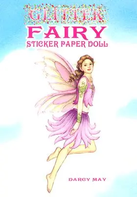 Zână cu sclipici, păpușă de hârtie autocolantă - Glitter Fairy Sticker Paper Doll