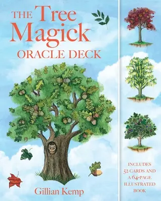 Tree Magick Oracle Deck - Include 52 de cărți și o carte ilustrată de 64 de pagini - Tree Magick Oracle Deck - Includes 52 Cards and a 64-Page Illustrated Book