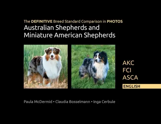 Compararea standardului de rasă DEFINITIV în FOTO pentru Ciobănescul Australian și Ciobănescul American Miniatural: Akc, Fci, Asca. Engleză - The DEFINITIVE Breed Standard Comparison in PHOTOS for Australian Shepherds and Miniature American Shepherds: Akc, Fci, Asca. English