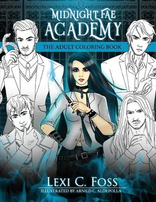 Cartea de colorat Midnight Fae Academy - Midnight Fae Academy Coloring Book