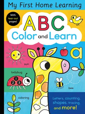 ABC Colorează și învață: Litere, numărare, forme, trasare și multe altele! - ABC Color and Learn: Letters, Counting, Shapes, Tracing, and More!