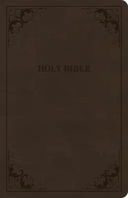 CSB Thinline Bible, Brown Leathertouch, Ediție prețioasă - CSB Thinline Bible, Brown Leathertouch, Value Edition
