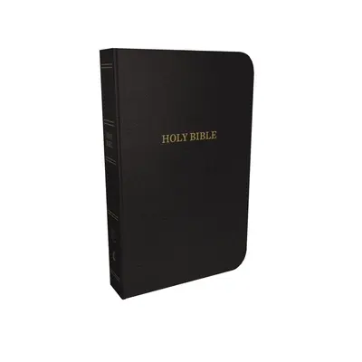 KJV, Biblie de referință Thinline, piele naturală, negru, indexată, ediție Red Letter - KJV, Thinline Reference Bible, Bonded Leather, Black, Indexed, Red Letter Edition