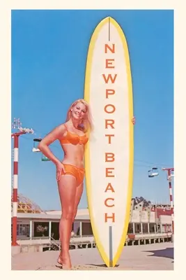 Jurnal de epocă Surfer Girl, Newport Beach - Vintage Journal Surfer Girl, Newport Beach