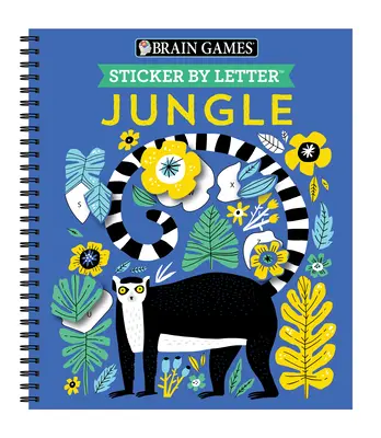 Brain Games - Sticker by Letter: Jungla - Brain Games - Sticker by Letter: Jungle