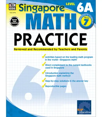 Math Practice, Grade 7: Revizuite și recomandate de profesori și părinți - Math Practice, Grade 7: Reviewed and Recommended by Teachers and Parents