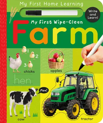 Prima mea fermă de șters și curățat: Scrie și învață! - My First Wipe-Clean Farm: Write and Learn!