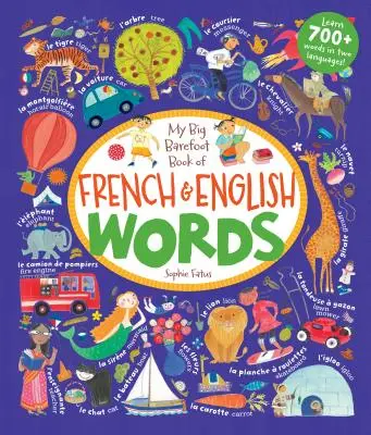 Marea mea carte desculță de cuvinte în franceză și engleză - My Big Barefoot Book of French and English Words