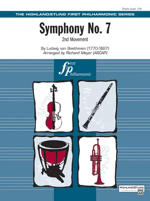 Simfonia nr. 7: Mișcarea a II-a, partituri și partituri pentru dirijor - Symphony No. 7: 2nd Movement, Conductor Score & Parts