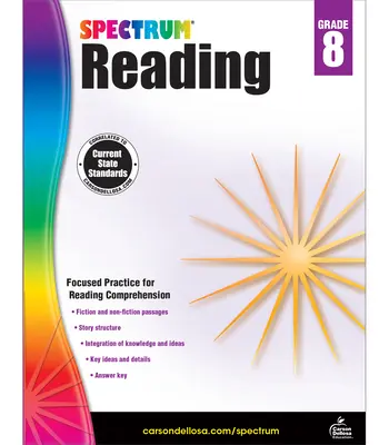 Spectrum Reading Workbook, clasa 8 - Spectrum Reading Workbook, Grade 8
