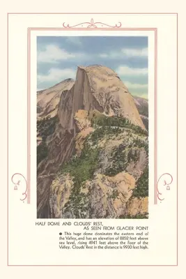 Jurnal de epocă Half Dome și Clouds' Rest, Yosemite - The Vintage Journal Half Dome and Clouds' Rest, Yosemite