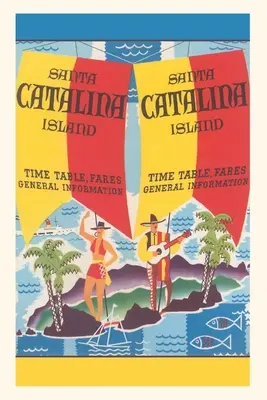 Jurnal de epocă Santa Catalina Island Poster - The Vintage Journal Santa Catalina Island Poster