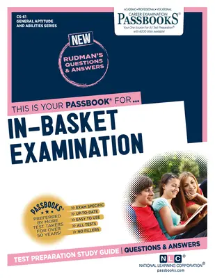 Examinarea în coș (Cs-61): Passbooks Study Guidevolume 61 - In-Basket Examination (Cs-61): Passbooks Study Guidevolume 61
