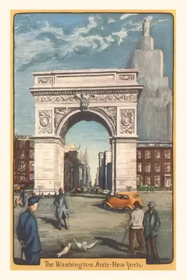 Jurnal de epocă Washington Arch, New York City - Vintage Journal Washington Arch, New York City