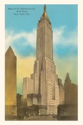 Jurnal de epocă Bank of Manhattan, Wall Street - Vintage Journal Bank of Manhattan, Wall Street