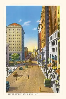 Jurnal de epocă Court Street, Brooklyn, New York City - Vintage Journal Court Street, Brooklyn, New York City