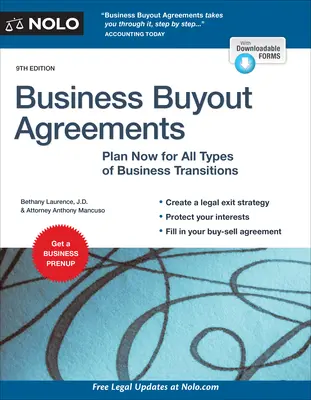 Business Buyout Agreements: Planificați acum pentru toate tipurile de tranziții de afaceri - Business Buyout Agreements: Plan Now for All Types of Business Transitions