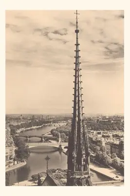 Jurnal de epocă Notre Dame Cathedral Tower - Vintage Journal Notre Dame Cathedral Tower