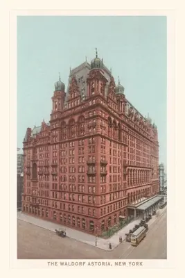 Jurnal de epocă The Waldorf Astoria, New York - Vintage Journal The Waldorf Astoria, New York