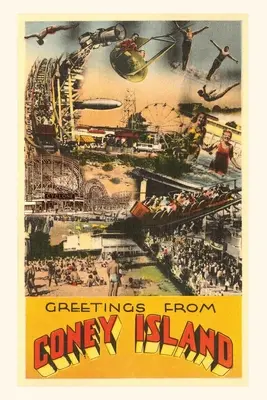 Jurnal de epocă Greetings from Coney Island, New York City - Vintage Journal Greetings from Coney Island, New York City