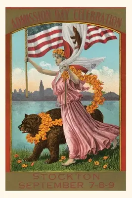 Jurnalul Vintage Admission Day Poster, Stockton - Vintage Journal Admission Day Poster, Stockton