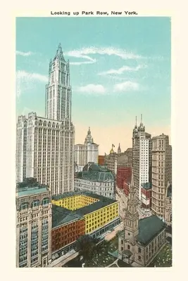 Jurnal de epocă Park Row, New York City - Vintage Journal Park Row, New York City