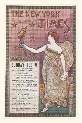 Jurnal de epocă Times Poster - Vintage Journal Times Poster