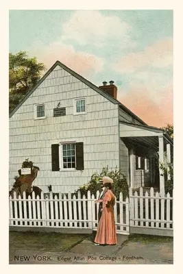 Jurnal de epocă Edgar Allan Poe Cottage, New York City - Vintage Journal Edgar Allan Poe Cottage, New York City