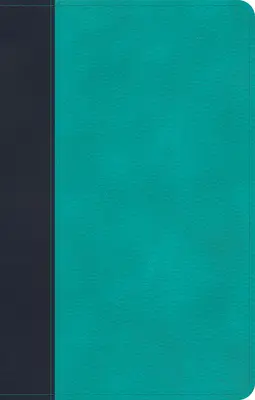 Biblia CSB în format personal, Navy/Teal Leathertouch - CSB Personal Size Bible, Navy/Teal Leathertouch